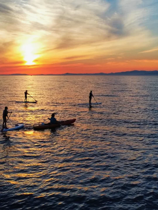 Brač-Kayak Sunset